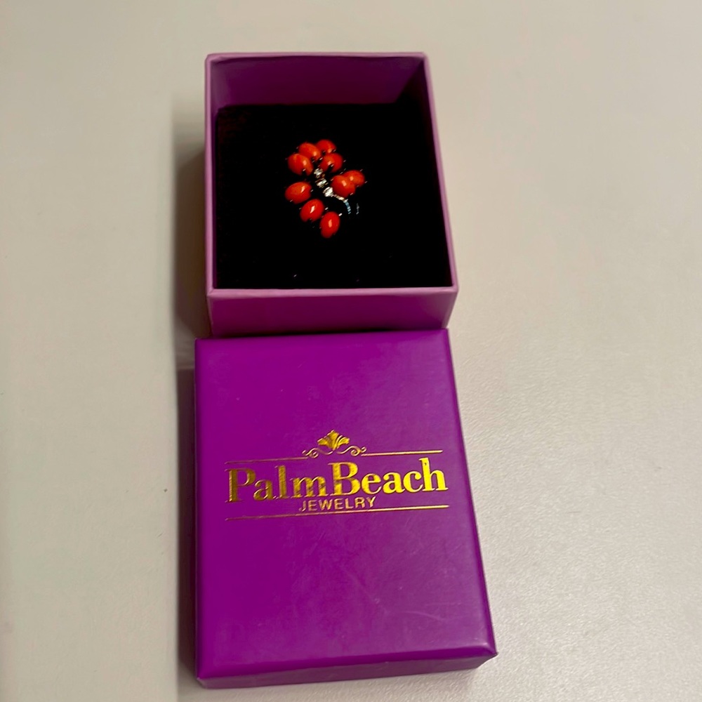 PALM BEACK STONE RING - Picture 4 of 4